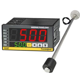 Zestaw pomiar poziomu cieczy 0-50cm SD8T + HT-R500