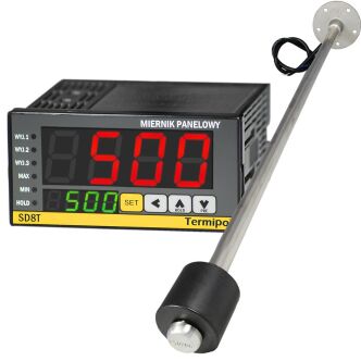 Zestaw pomiar poziomu cieczy 0-1m SD8T + HT-R1000